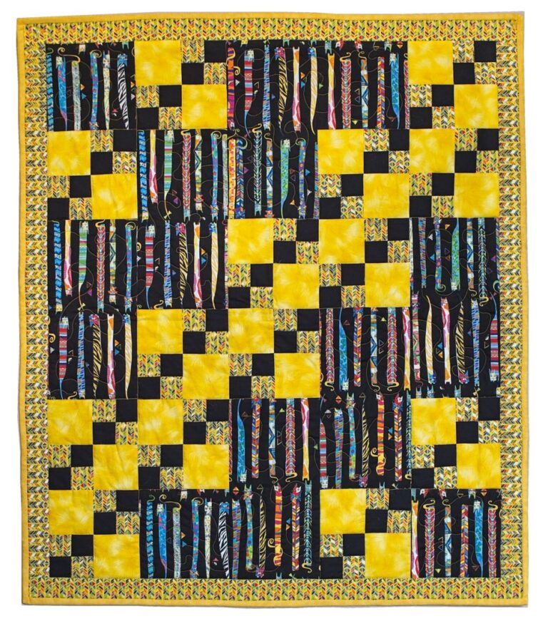 Child's quilt, cat quilt, colorful cats